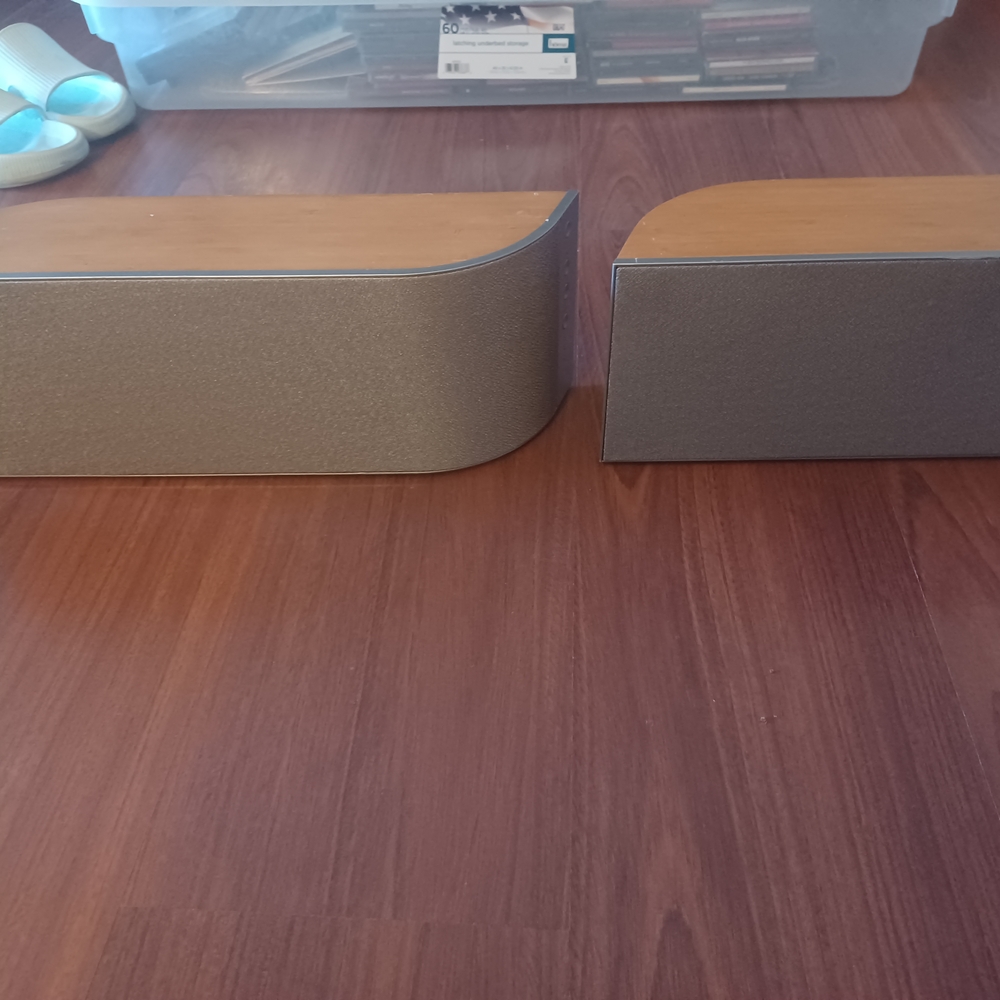 Modern Gray and Wood Home Accent
